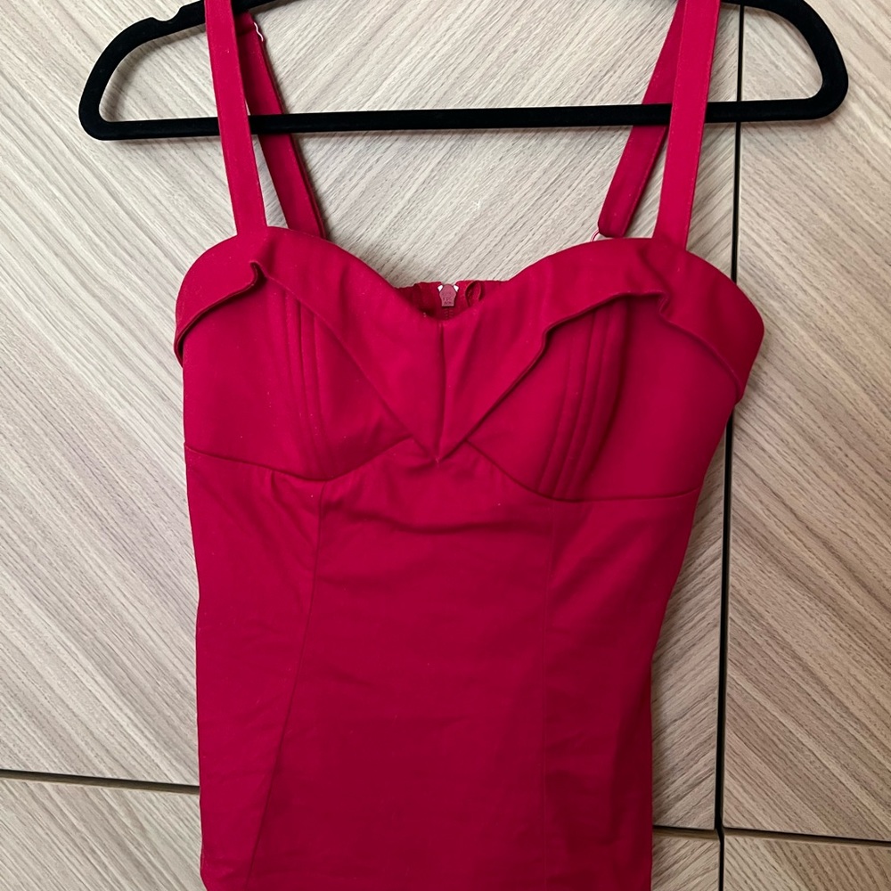 Vixen by Micheline Pitt Red Maneater top